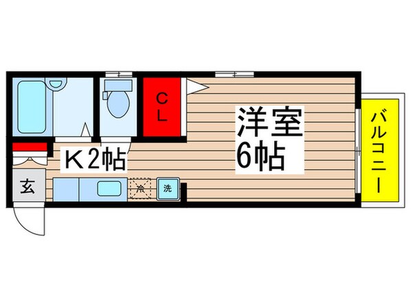 ウェルディ東菅野の物件間取画像